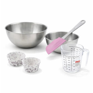 Set de 54 ustensiles de pâtisserie spatule verre mesureur moule à gâteaux et bol Zenker Smart Pastry