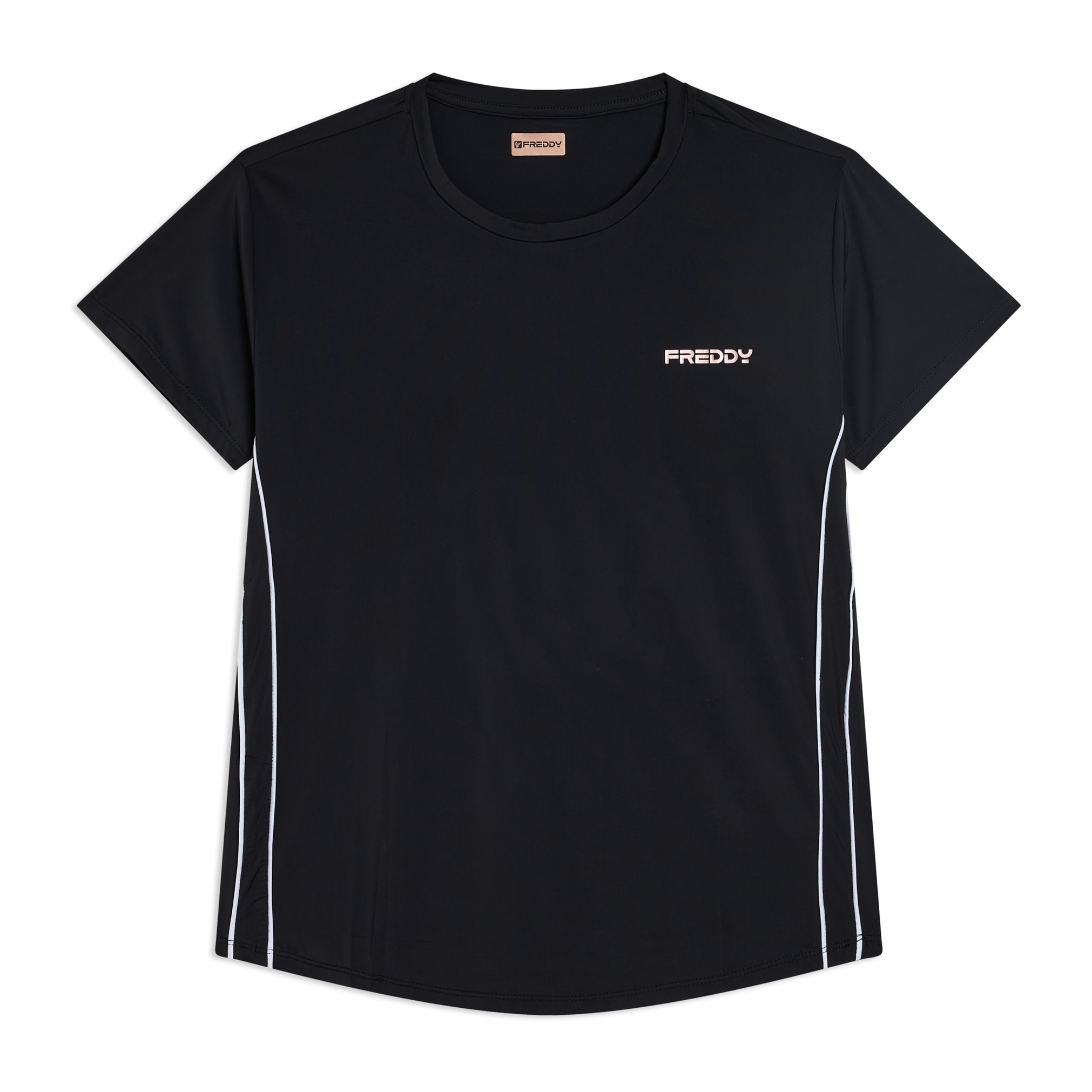 T-shirt jersey quick dry comfort fit con maniche ad aletta