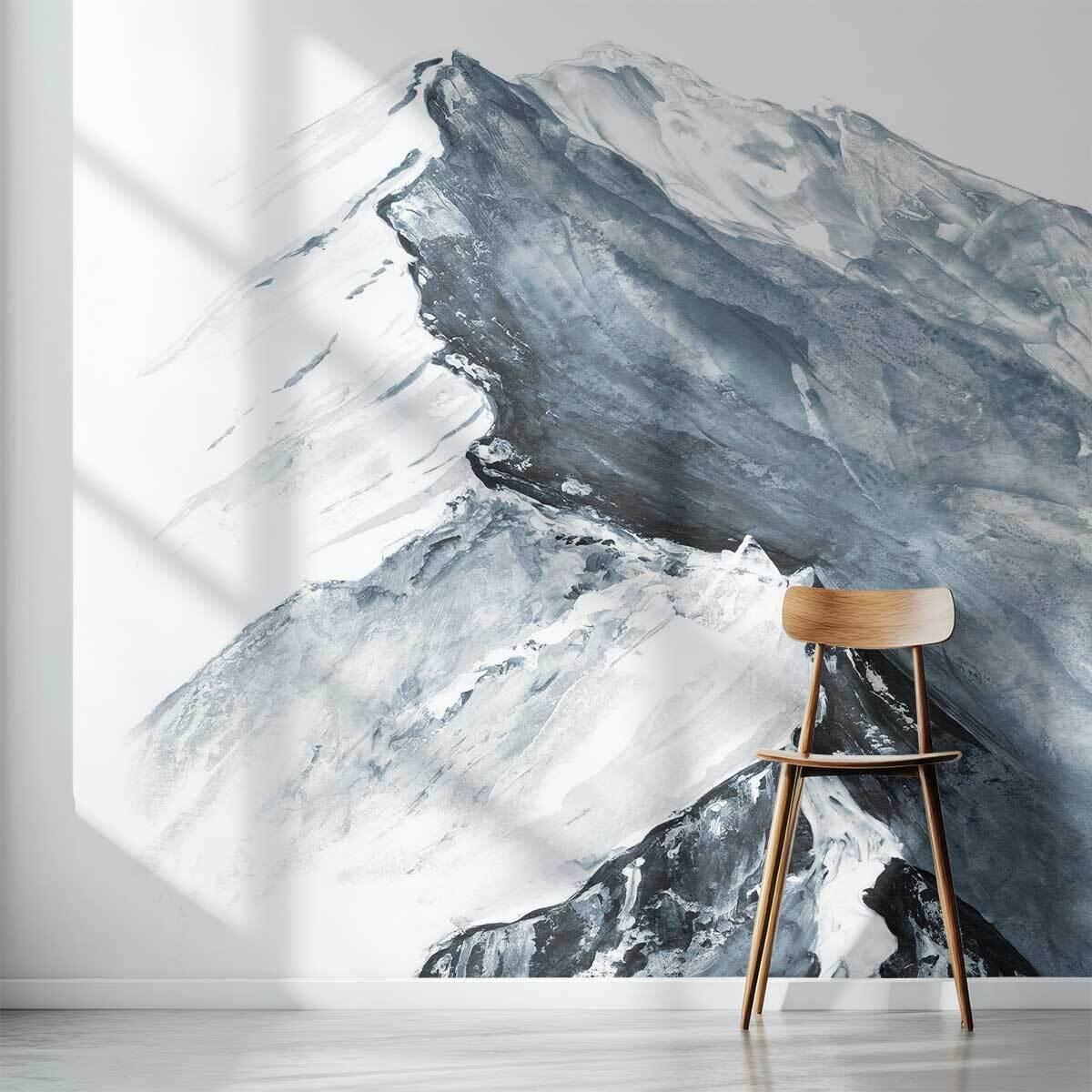 Papier peint un air de montagne Intissé