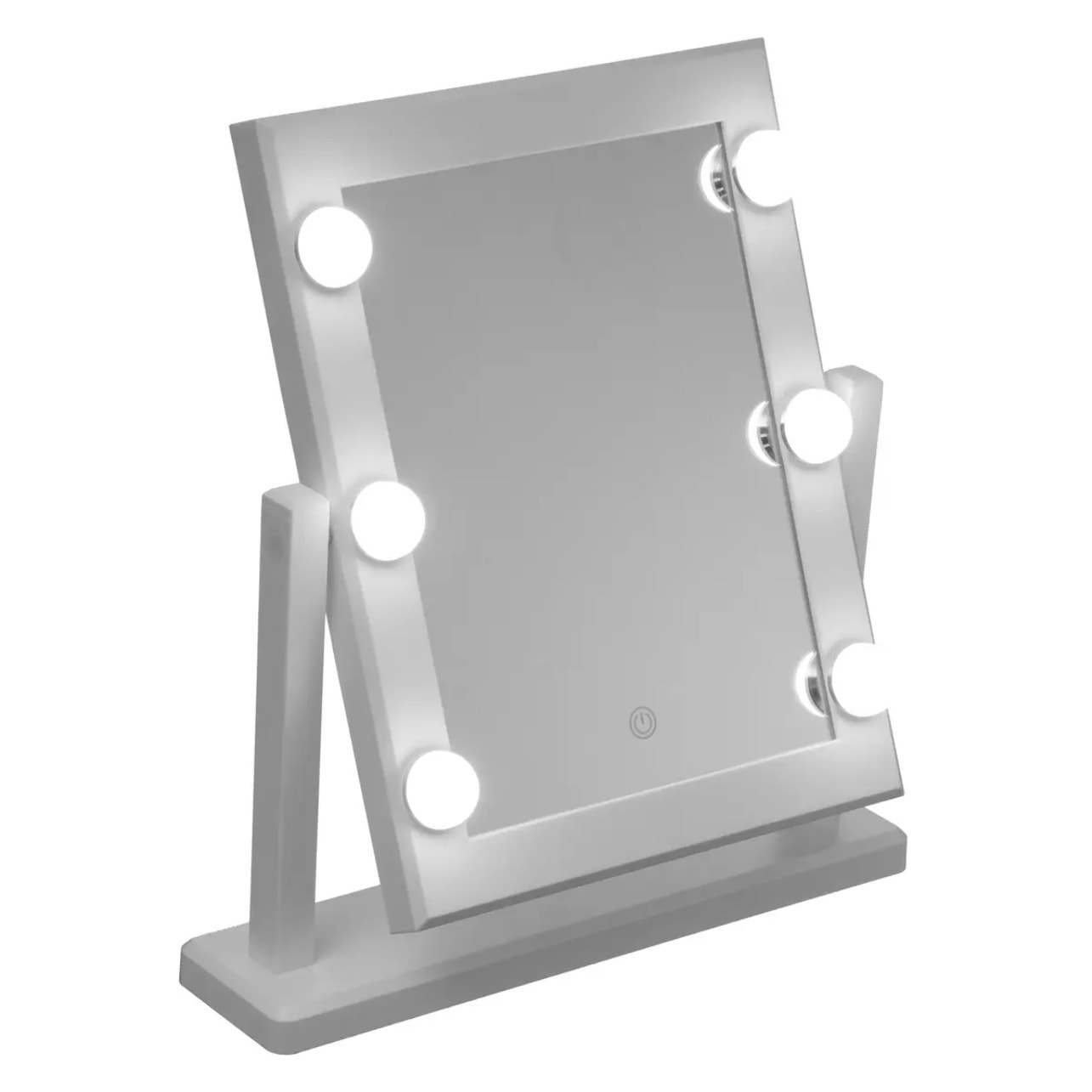 Miroir à led 40x37cm blanc