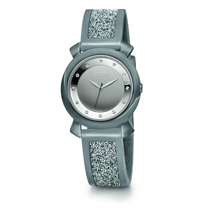 Reloj Folli Follie WF15T013ZS Mujer Analogico Cuarzo con Correa de Silicona