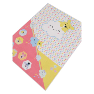 Tapis enfant tissé motif animaux TUJI