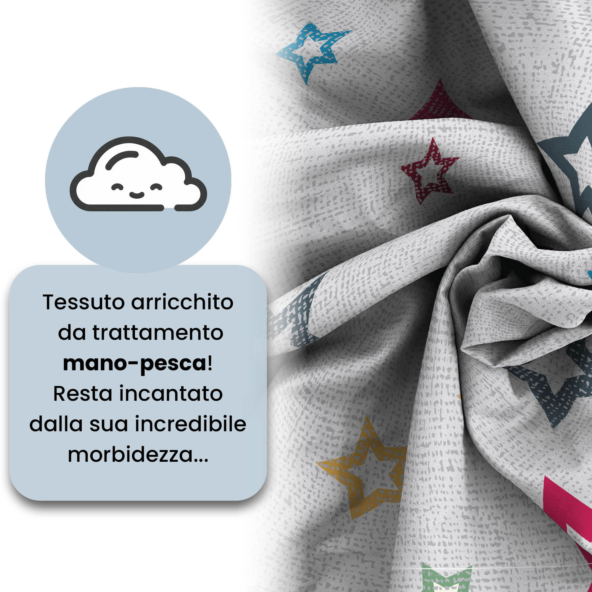 COPRIPIUMINO FASHION, 100% Microfibra, No Stiro - SUPERSTAR