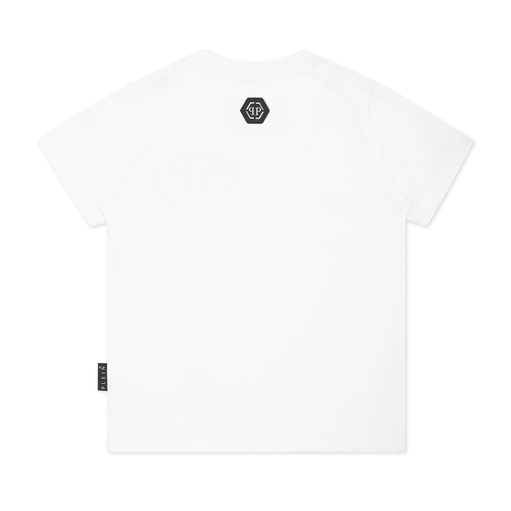 PHILIPP PLEIN T-Shirt Round Neck Ss COURSIVE