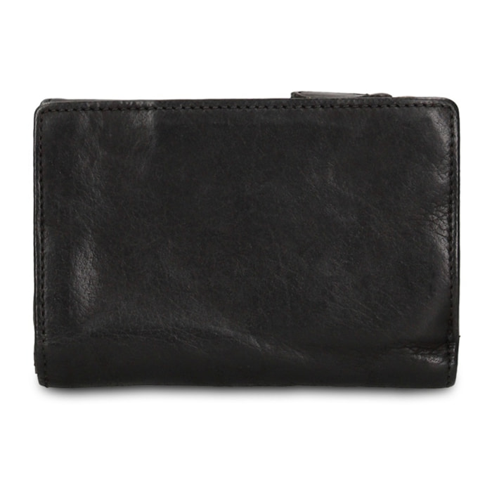 Portafoglio uomo in vera pelle - Modello Boreal - Casual - 14.0 x 9.0 x 4.5 cm