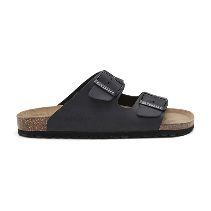 SANDALIA BABUNKERS NEGRO
