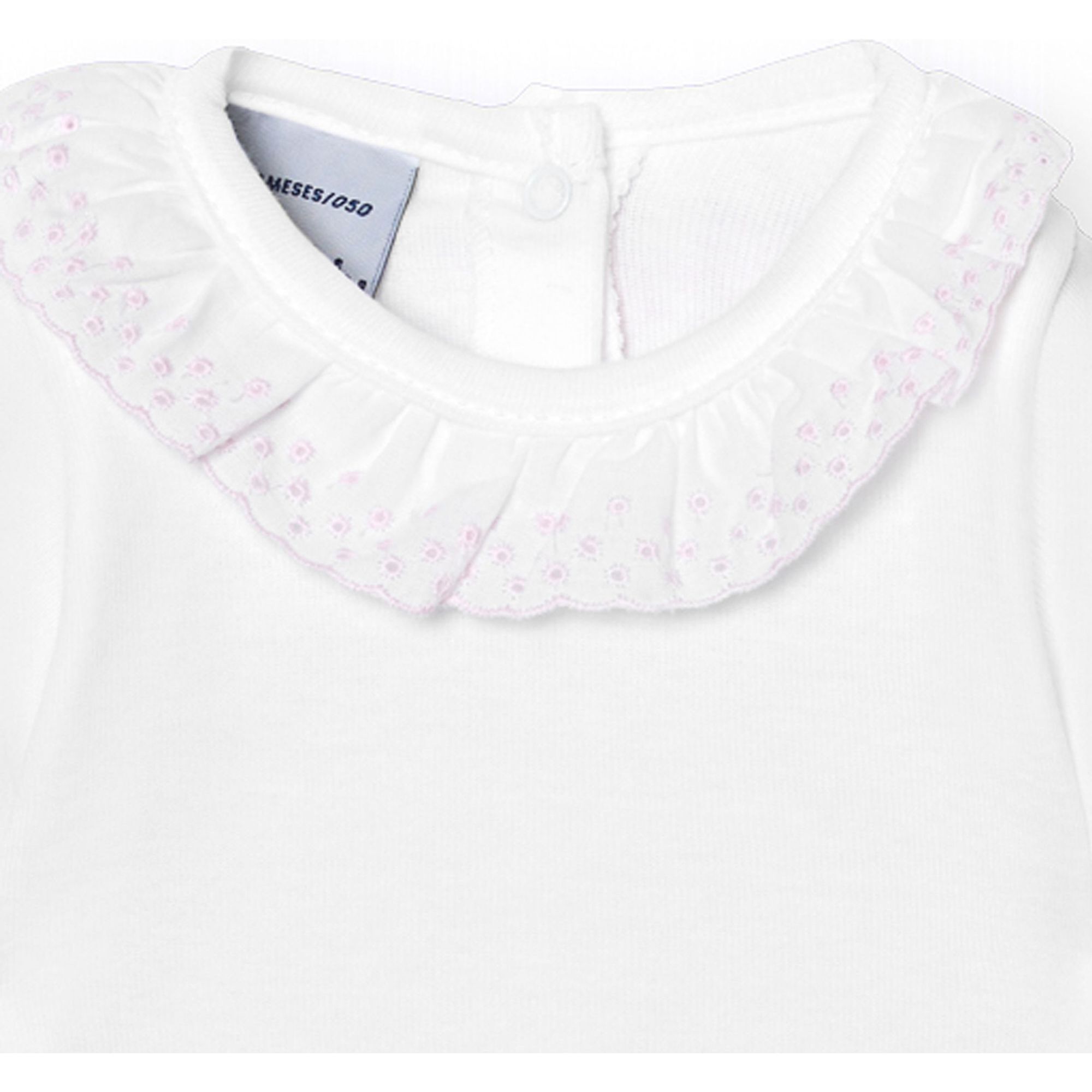 Body bebé manga corta cuello batista