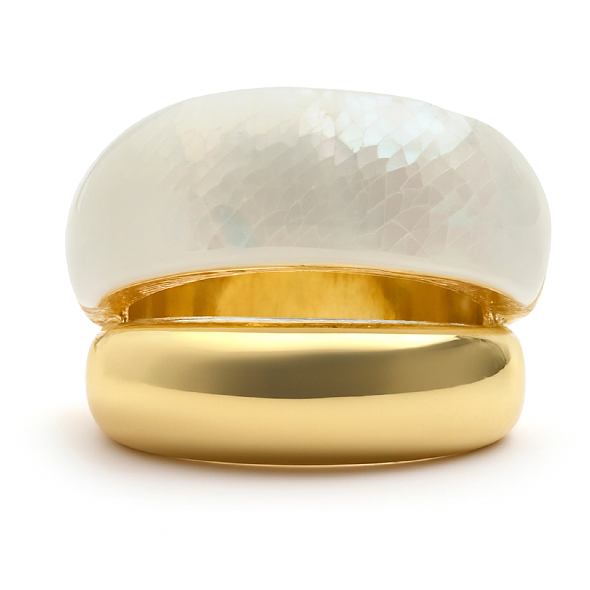 Anillo Aisal acabado oro amarillo 18k