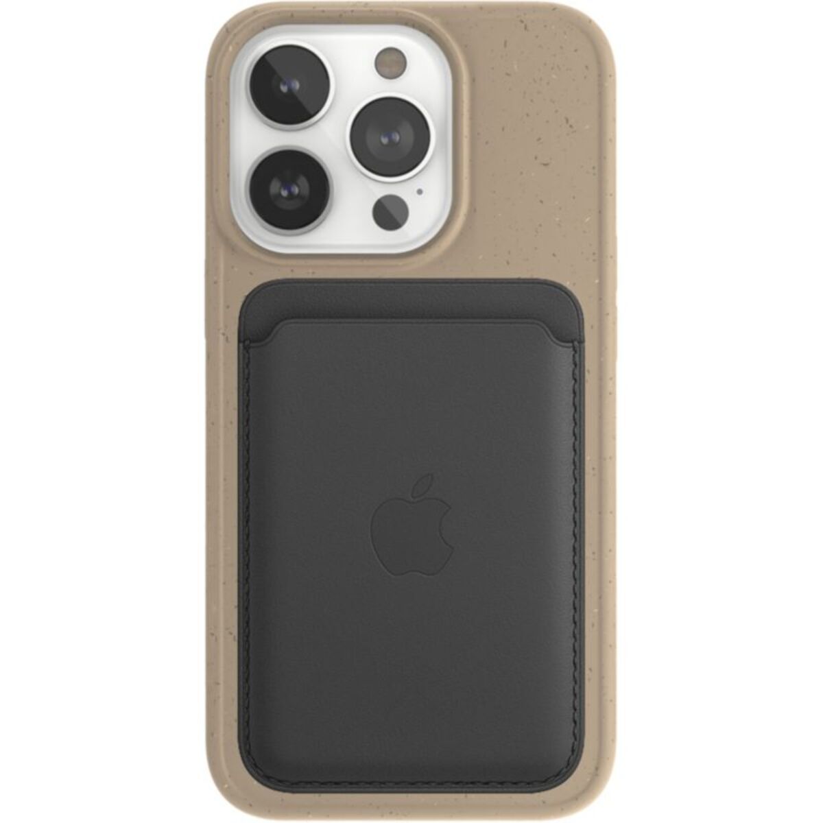 Coque bumper WOODCESSORIES iPhone 14 Pro Max BioCase Taupe