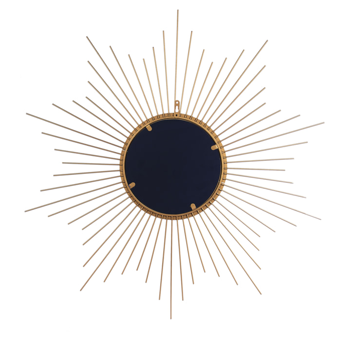 Miroir Soleil Dore 66cm