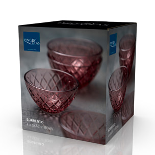 Set de 4 bols Sorrento 12 cm