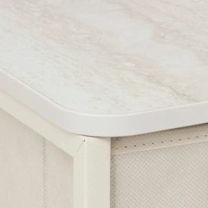 Meuble de rangement Tissa 4 tiroirs beige