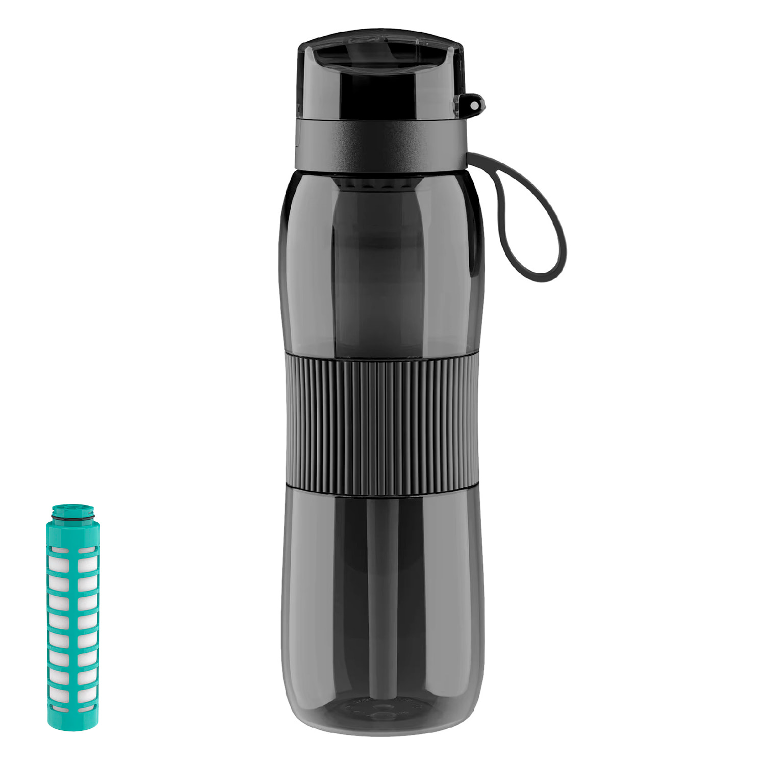 Botella deportiva B3 de 740ml. Con filtro de 5 capas para purificación de agua.