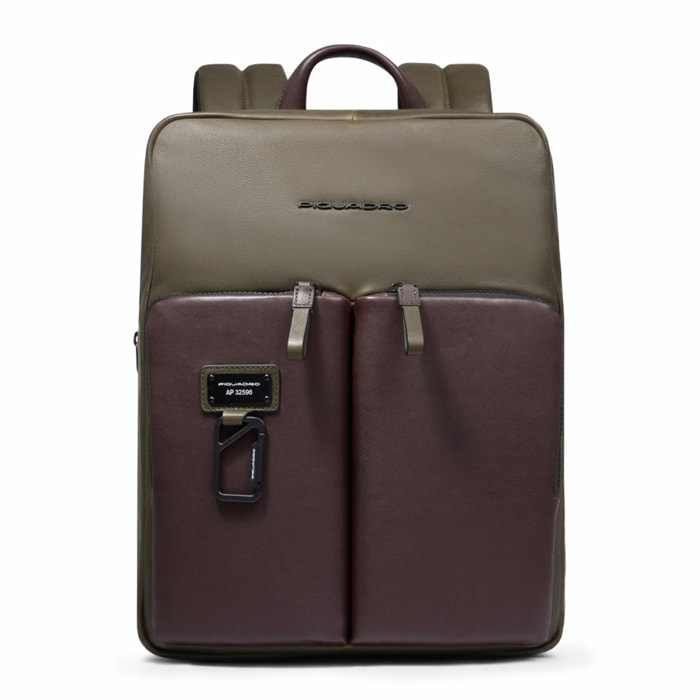 Piquadro Zaino uomo sottile porta pc 14", espandibile