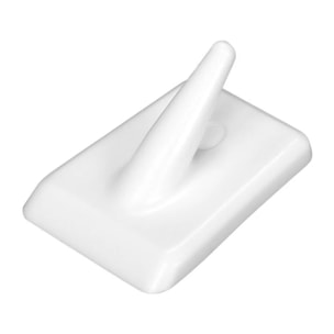 Lot de 4 crochets muraux adhésifs blancs Fackelmann Tecno