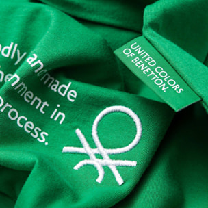 Set 2pc cama (funda nórdica 135x200cm + funda de almohada 80x80cm) 140gsm 100% algodón verde united in green be