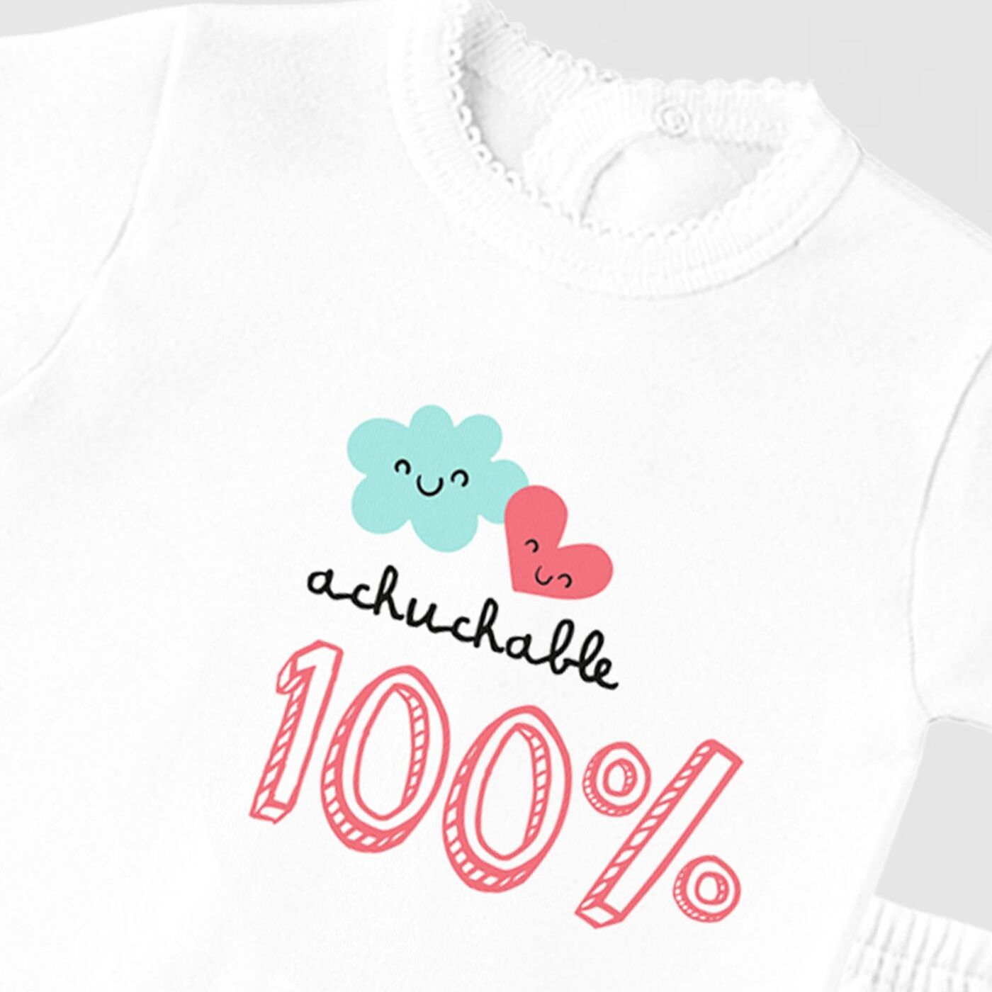 Conj Estampado Frase A Blanco Talla Nac