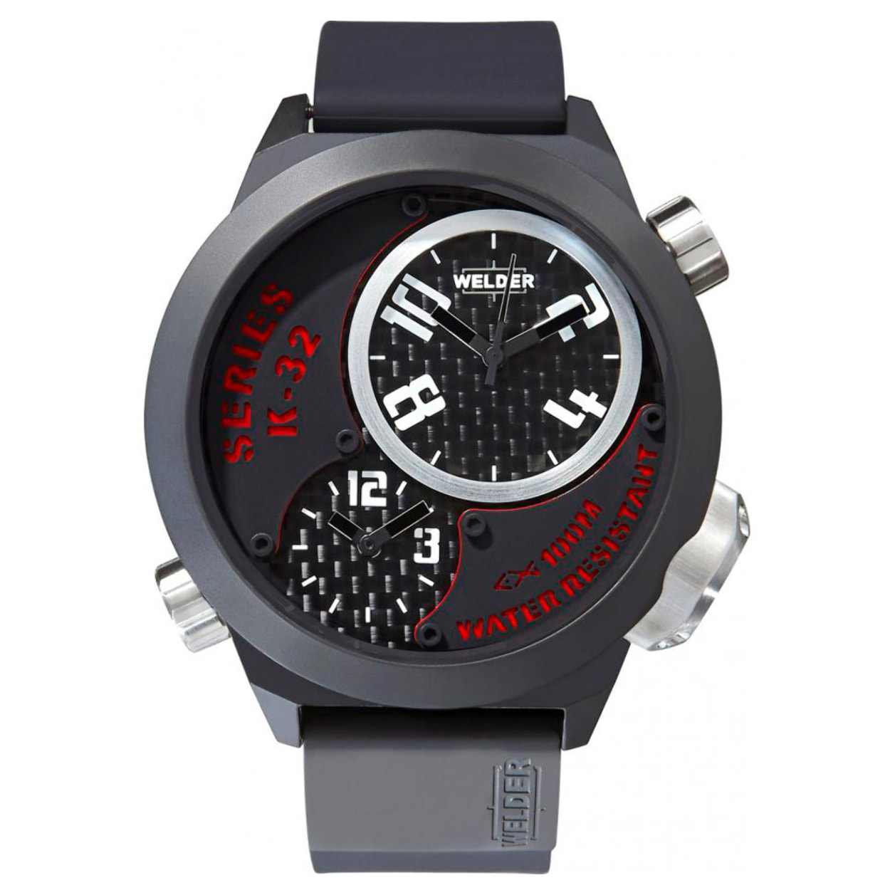Reloj Welder K32-9201 Hombre Analogico Cuarzo con Correa de Silicona
