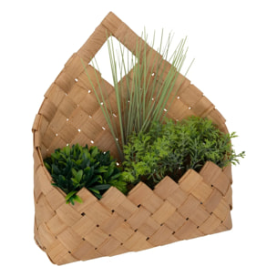Plante artificielle suspendue "Jika" H27cm