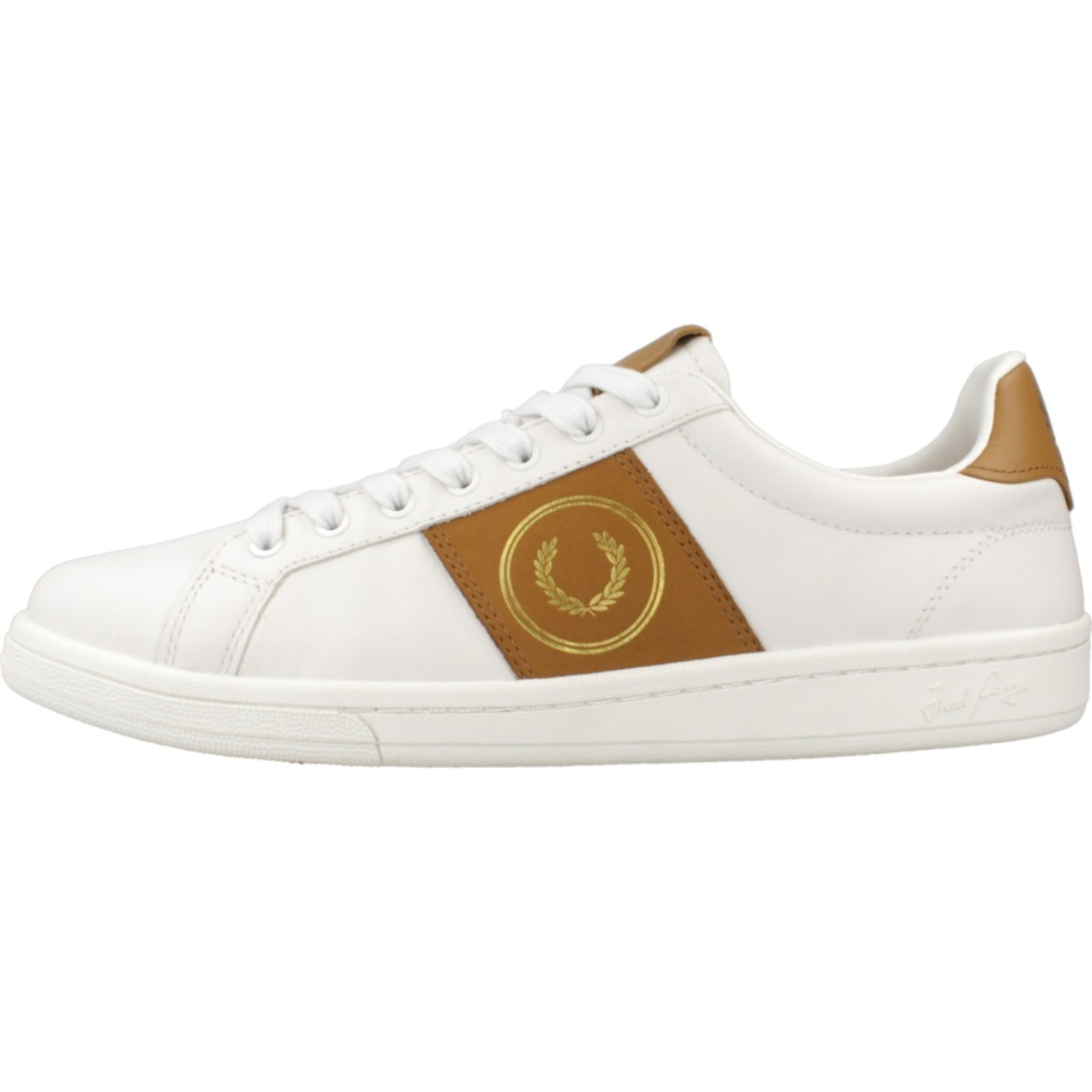 SNEAKERS FRED PERRY B721 LEATHER/BRANDE