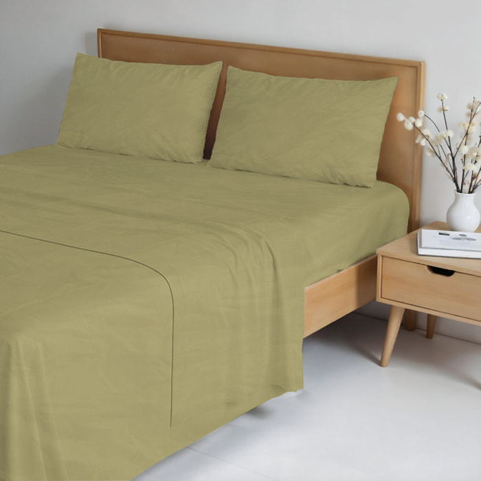 COMPLETO LETTO WATER WASHED, 100% Microfibra, No Stiro - OCRA