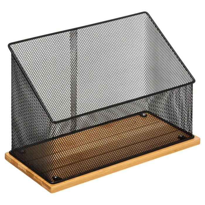 Organiseur de bureau "Havi" bambou noir