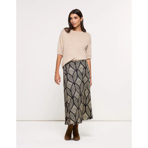 Falda Midi Negra - Sincual