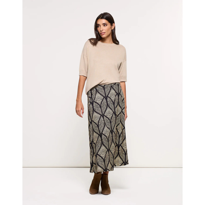 Falda Midi Negra - Sincual