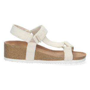 Sandalia Bio de Cuña con cierre autoadherente