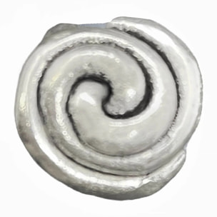 Anillo espiral Alice en plata chapado