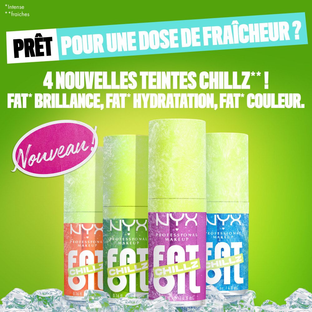 NYX Professional Makeup FAT OIL Gloss POLAR PEPPERMINT