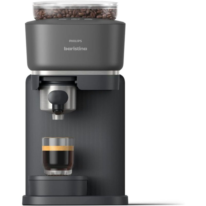 Machine à expresso PHILIPS Baristina BAR300/60 cafetière à grain Noire