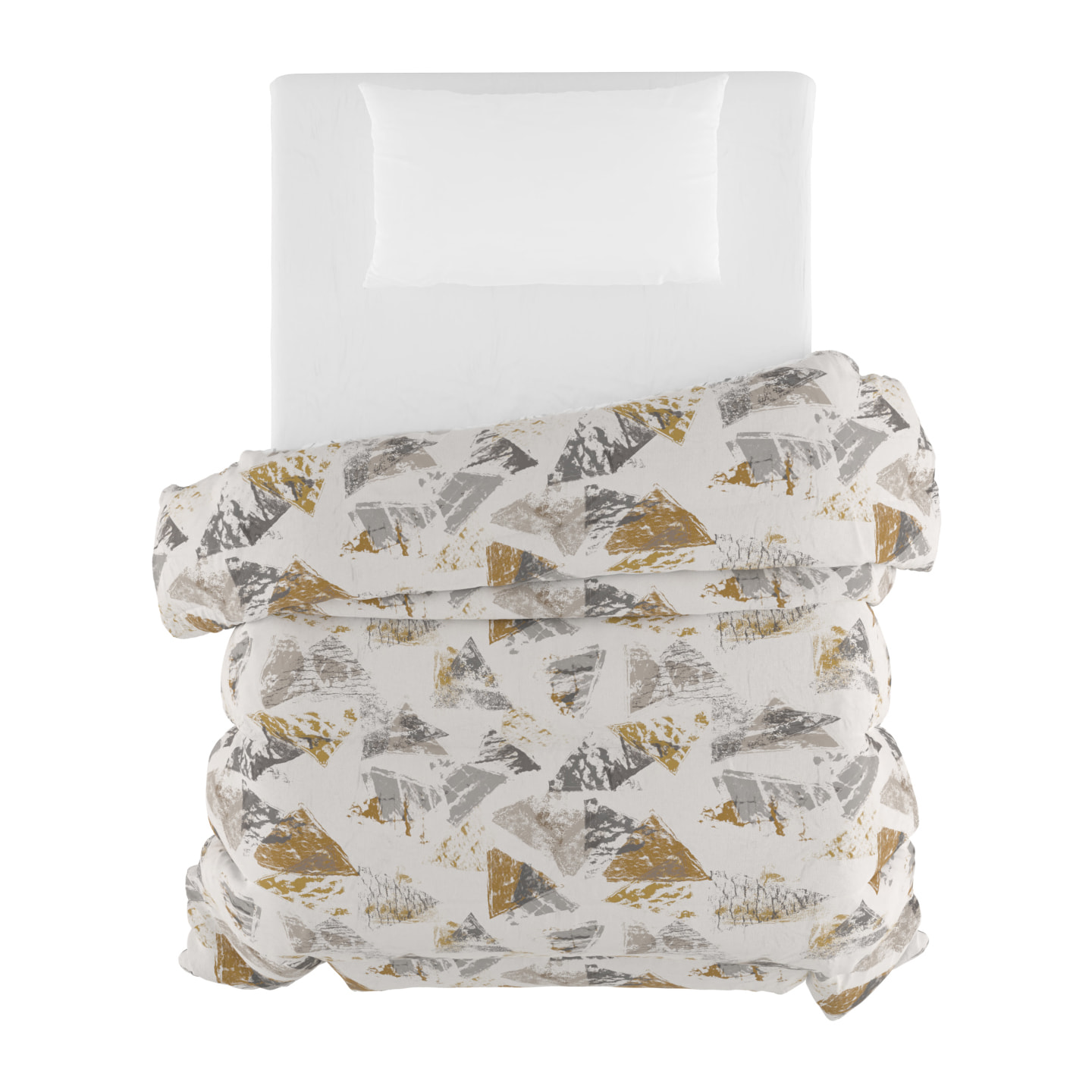 TRAPUNTA BASIC INVERNALE STAMPATA SINGOLO, URBAN BLU