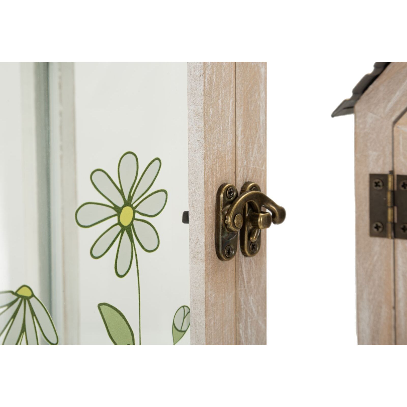 LANTERNE HOME FLOWER COPPIA CM 18X13X36-12,5X8,5X25 (VETRO TEMPERATO)