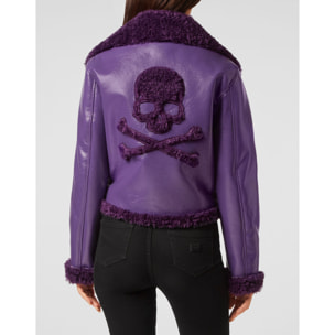 PHILIPP PLEIN Chaqueta motera SKULL&BONES