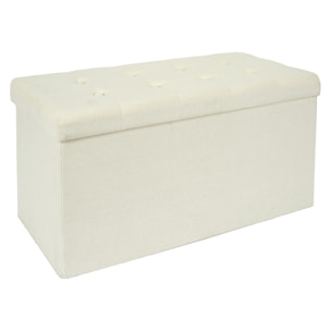 Coffre Banc Pliable Eleonor Beige