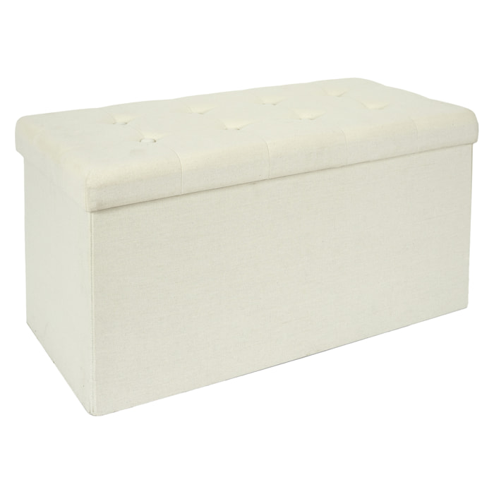 Coffre Banc Pliable Eleonor Beige