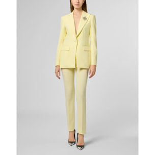 PHILIPP PLEIN Wool Office Trousers Regular Waist