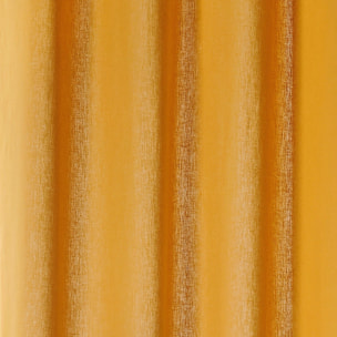 Rideau tamisant en poly-lin - Orange