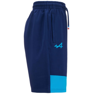 Kappa - Pantaloni Corti Uomo Blu - Supporter Adozip Alpine F1