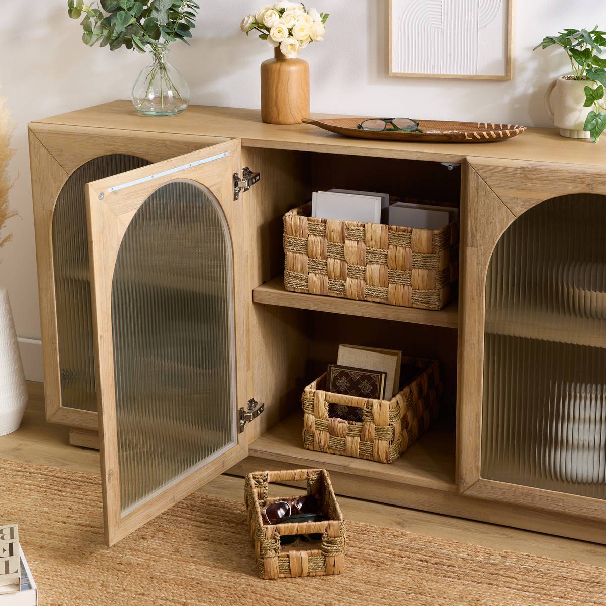 Lot de 3 cagettes Nadi marron