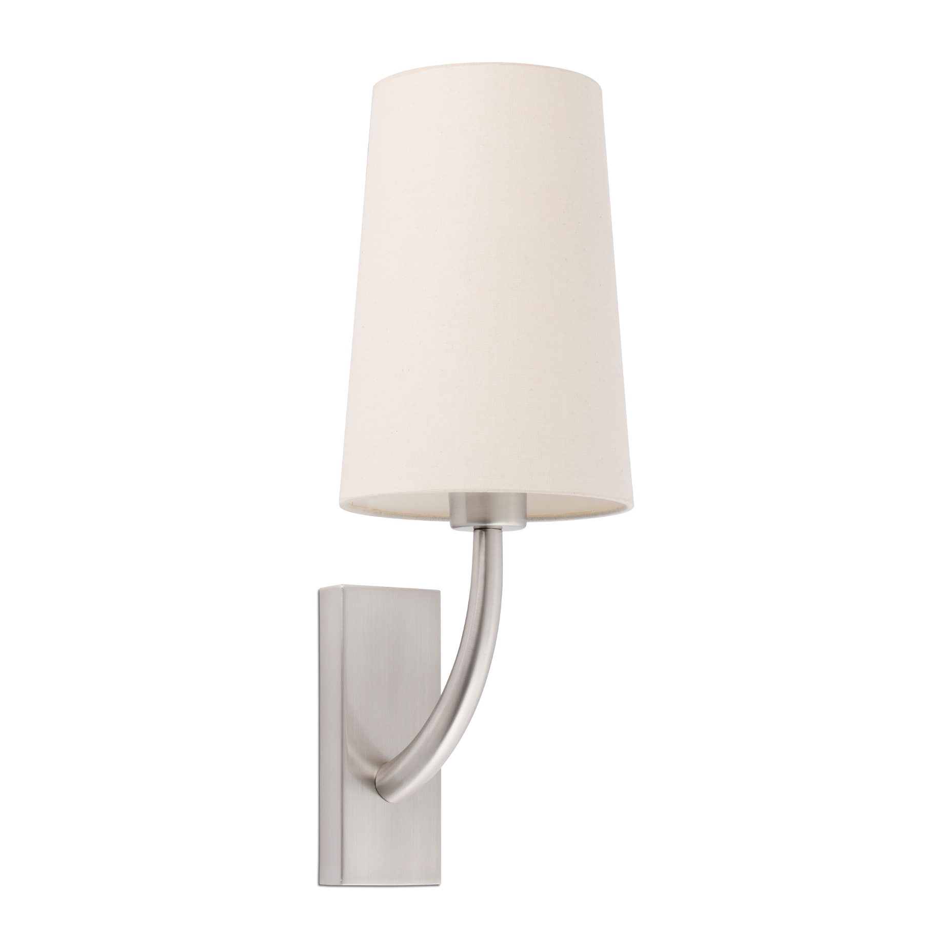 REM Lampe applique nickel mat/beig