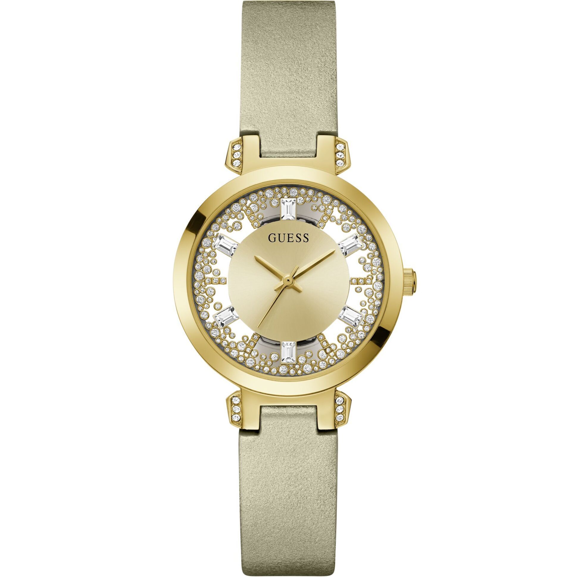 Guess Reloj Analógico De Cuarzo. Gd Crystal Clear