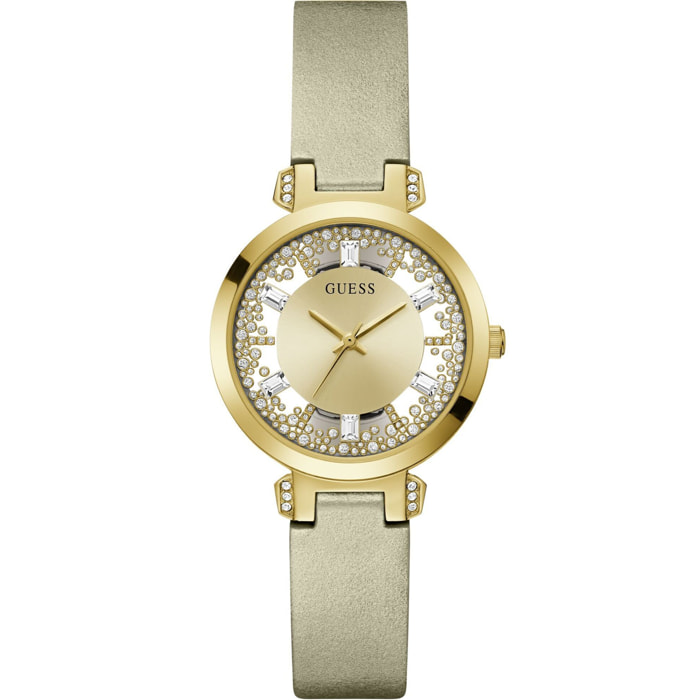 Guess Reloj Analógico De Cuarzo. Gd Crystal Clear