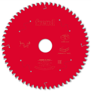 Lame pour scie circulaire portative sans fil FREUD - Ø190 2,1/1,4 AL30 Z60 BA -5° - F03FS10077 -FR13L002HC