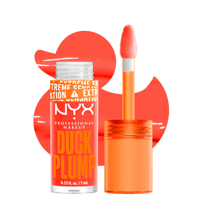 NYX Professional Makeup Laque à Lèvres Repulpante Duck Plump Peach Out