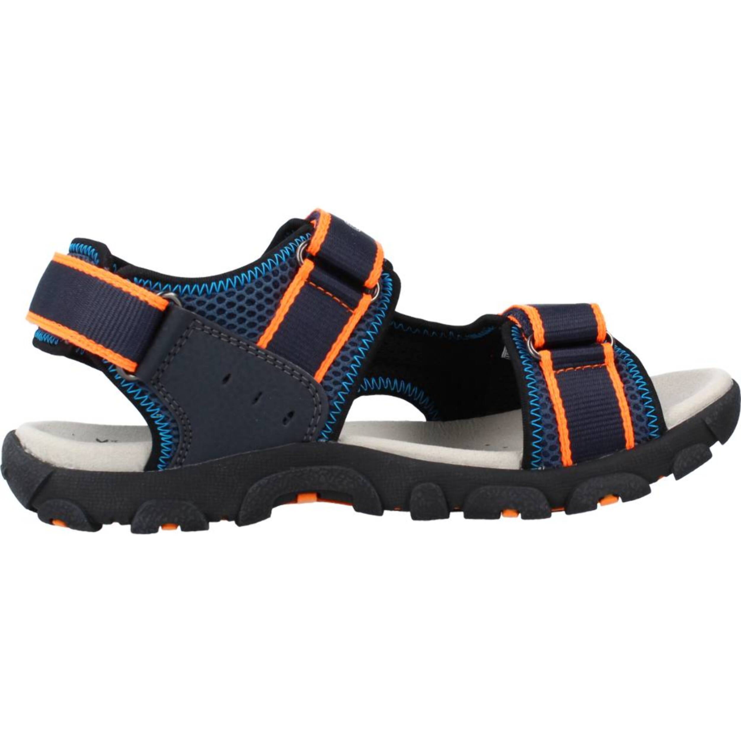 Sandalias Niño de la marca GEOX  modelo JR SANDAL STRADA A AZUL