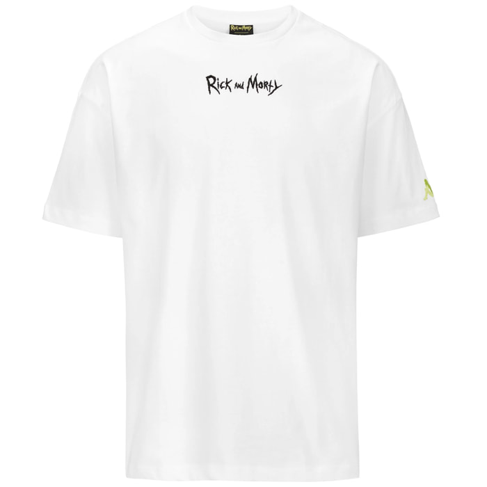 Kappa - Camisetas y tops Hombre Blanco - Authentic Marel Warner Bros