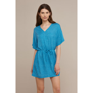 Abitino donna viscosa macu blue Noidinotte