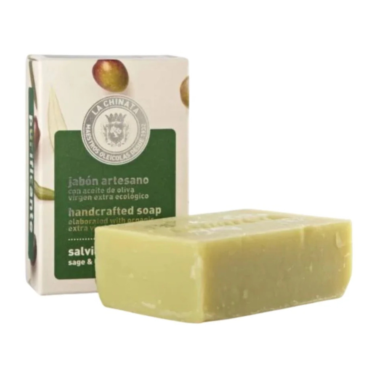 Jabón Artesano Purificante Limoncillo Salvia 100 gr La Chinata